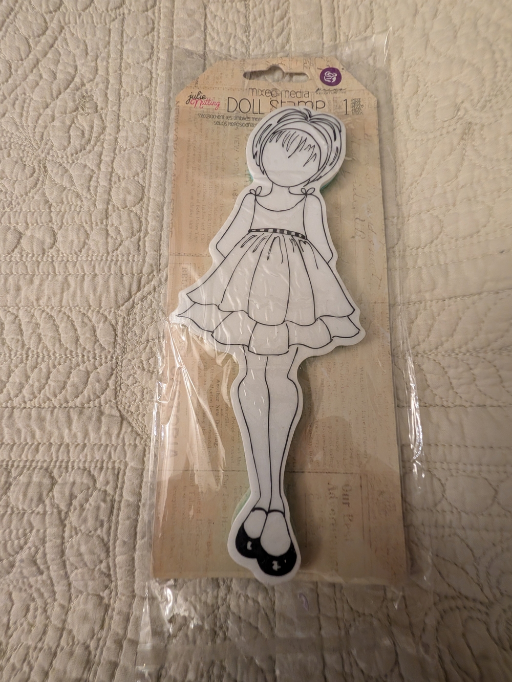 Julie Nutting Mixed Media Doll Stamp
